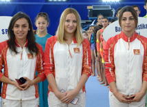 Bakıda idman gimnastikası və akrobatika gimnastikası üzrə Birgə Azərbaycan Birinciliyi start götürüb. Azərbaycan, 3 dekabr 2015